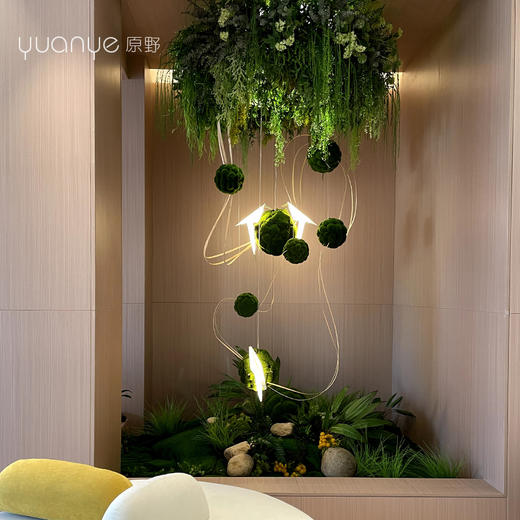 原野园林私家定做专属定制设计师机场景观商场酒店客厅大堂仿真花 商品图0