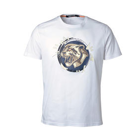 Marco Azzali白色短袖T恤 TY541053B