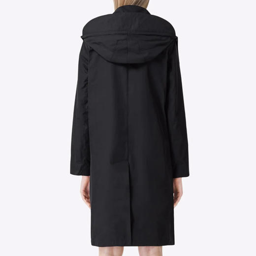 BURBERRY 博柏利 可拆式连帽轻便大衣 女士大衣 黑色 8046636 A1189 商品图2