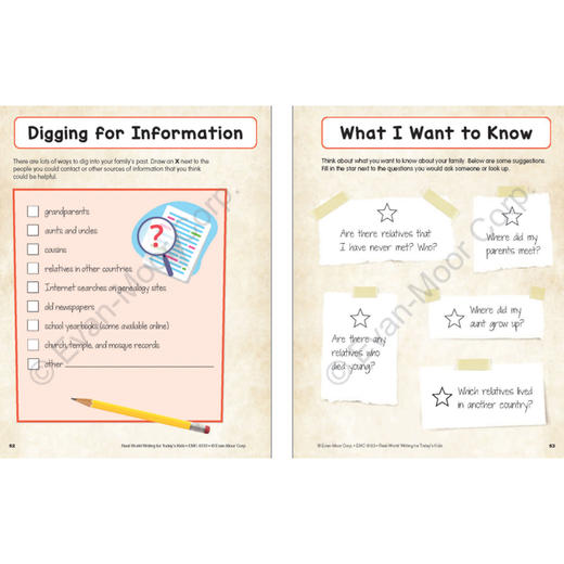 【安潇推荐】Evan-Moor Real World Writing Activities For Today's Kids 新生代系列，现实世界写作 商品图2