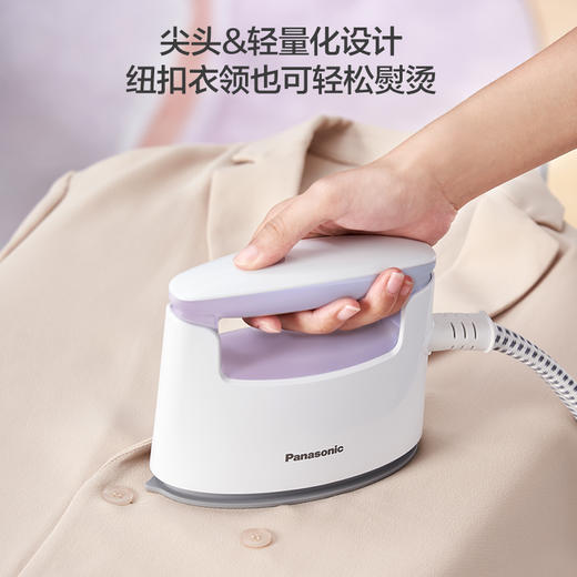 松下（Panasonic）挂烫机 家用 电熨斗 手持挂烫机 纳米水离子技术 增压蒸汽 NI-GWF240 商品图4