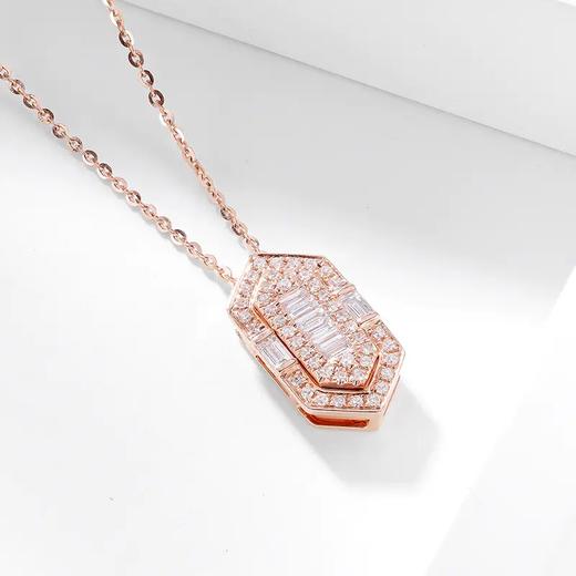 千叶魔法精灵A 18K金钻石吊坠 群镶颈饰丨39900028813 商品图2