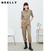 NEELLY纳俪商场同款2022夏季新款翻领上衣束脚小脚裤套装连体裤女N22032Q01169 商品缩略图3