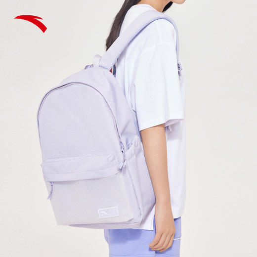 安踏双肩包男女2022新黑色学生书包电脑背包通勤包旅行192228151-1/3 商品图1