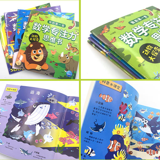 我的第一套数学专注力思维书（全4册） 商品图4