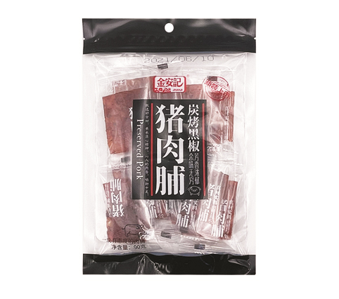 金安记手撕猪肉脯*原味/炭烤黑椒味/90g/包