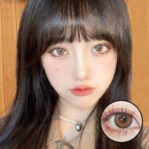 【小红书推荐款】yeelens，C08 Brown，日抛/直径14.5/着色13.8，68/盒128/2盒228/4盒548/10盒，需佩戴工具请备注 商品图0