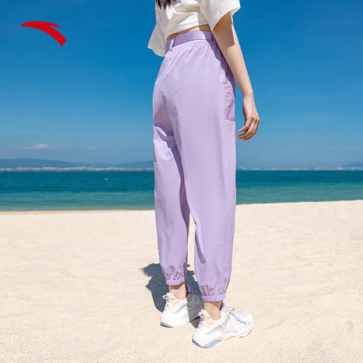 安踏运动裤女裤2022夏季新款透气薄长裤宽松舒适休闲裤162228520-2/3 商品图1