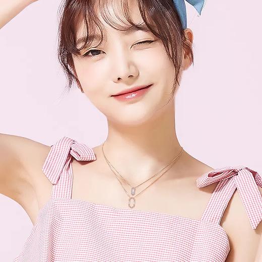 千叶魔法精灵A 18K金钻石吊坠 群镶颈饰丨39900028813 商品图5