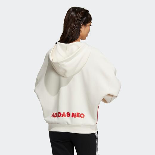 adidas阿迪达斯neo芝麻街联名女装新年款运动加厚连帽卫衣HD7279 商品图1