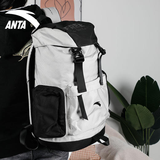 安踏运动背包男女2022春夏新款大容量双肩包书包电脑包192221152-2 商品图1