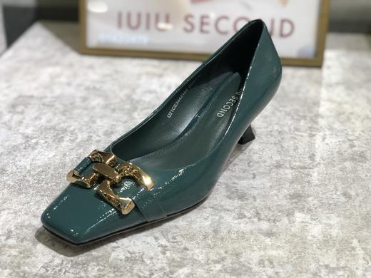 IUIU SECOND夏季时尚金属饰扣浅口细跟女单鞋 商品图3