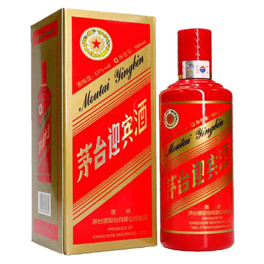 【推荐】茅台股份 迎宾中国红（2018年） 53度 500ml*3+茅台股份 老迎宾(2018年) 53度 500ml*3组合装 商品图1