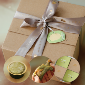 春日限定「青青」礼盒（含：青青大福2只+青团味软曲奇烧2盒）