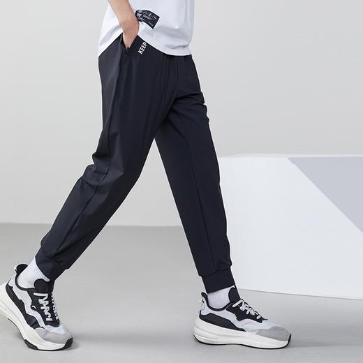 安踏运动裤男长裤2022夏新款透气束脚冰肤宽松薄九分裤152228310-1 商品图1