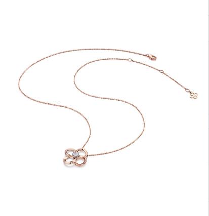 周大福【李冰冰同款】青春88系列18K金钻石项链 商品图2