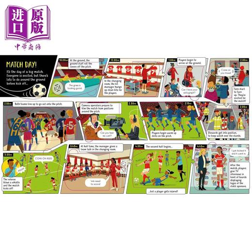 【中商原版】Look Inside Football 尤斯伯恩看里面系列足球 少儿科普 英文原版 商品图2