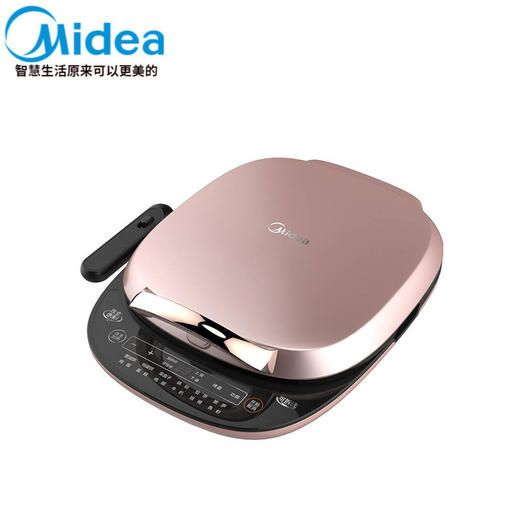美的电饼铛双面拆洗加深25mm触摸屏自动断电可定时家用自动智能不粘锅30规格JS3009 商品图0