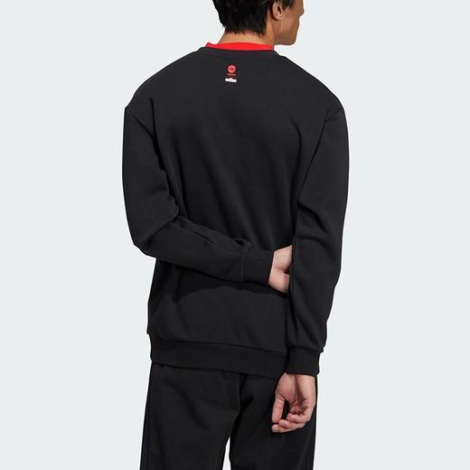 Adidas阿迪达斯NEO卫衣男装2022新款芝麻街联名圆领套头衫HD7290 商品图0