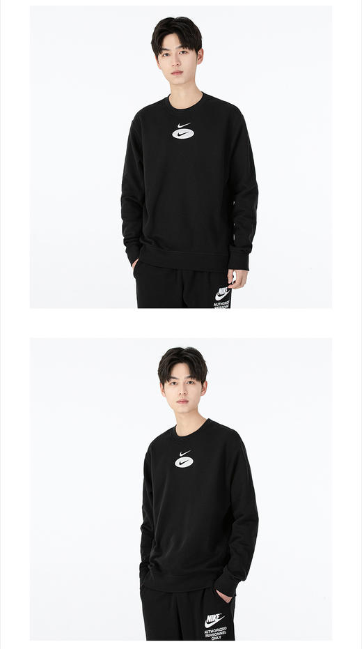 耐克 男子起绒圆领上衣 NIKE SPORTSWEAR SWOOSH LEAGUE DM5461-010 商品图0