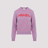 KENZO 高田贤三 字母logo 女士针织衫 浅紫 FC52 PU683 3LA 66 商品缩略图0