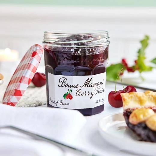 【超值两瓶装！】法国蓓妮妈妈370g家庭装 经典田园法式红白格纹果酱  草莓树莓樱桃 法国进口 无色素无防腐 大瓶家庭分享 甜点早餐 商品图1