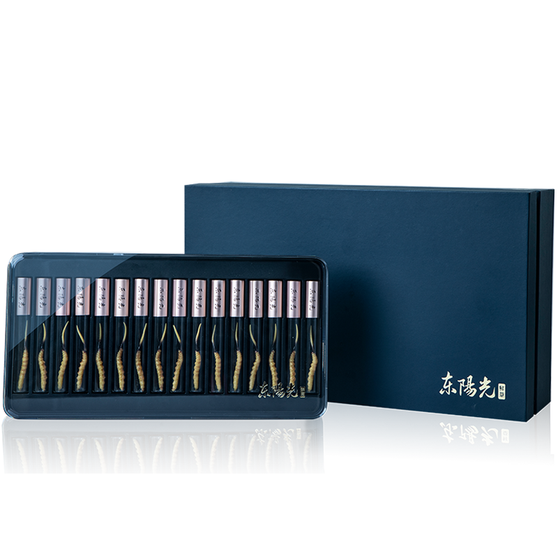 【特级品】东阳光鲜虫草 新鲜冬虫夏草16支 礼盒装 0.6~0.8g/支