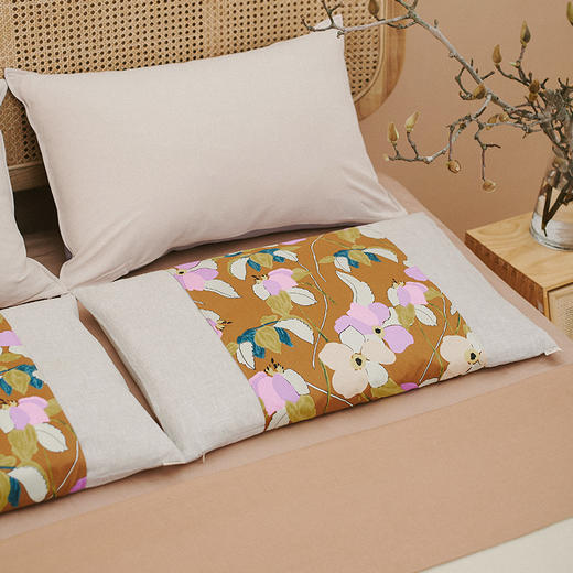 鸢尾花系列护颈荞麦枕头 商品图2