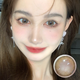 【小红书推荐款】yeelens，C04 Brown，日抛/直径14.5/着色14.0，68/盒128/2盒228/4盒548/10盒，需佩戴工具请备注