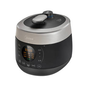 美的电压力锅祛脂脱油健康饮食 一锅双胆 分体可拆上盖智能高压饭煲CYL5066