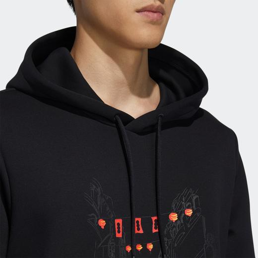 adidas阿迪达斯neo芝麻街联名男装新年款运动加厚连帽卫衣HD7296 商品图2