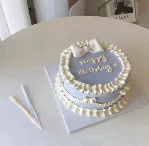 狮子家-公主定制 ins蝴蝶结生日蛋糕 纪念日蛋糕 聚会 仪式感必备 商品图0