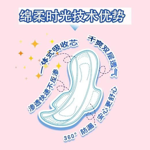 1F超市 Cottonday/绵柔时光亲肤绵柔日用卫生巾 商品图7