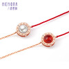 【积分抵值】时光印记系列桃花绳18K金珍珠/红玉髓手链红绳【生日会员】DBE00101/DBE00102 商品缩略图3