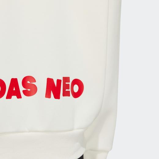 adidas阿迪达斯neo芝麻街联名女装新年款运动加厚连帽卫衣HD7279 商品图2