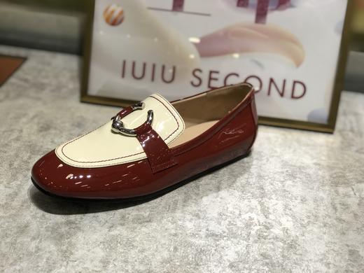 IUIU SECOND夏季时尚金属饰扣漆皮女单鞋 商品图1