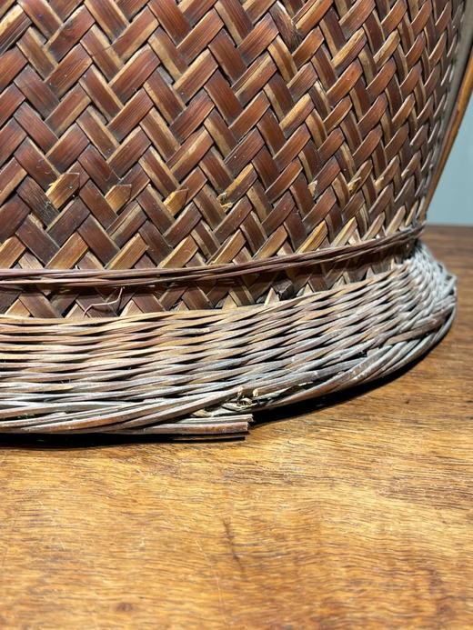 竹编双层提梁圆篮，顺丰包邮 商品图7
