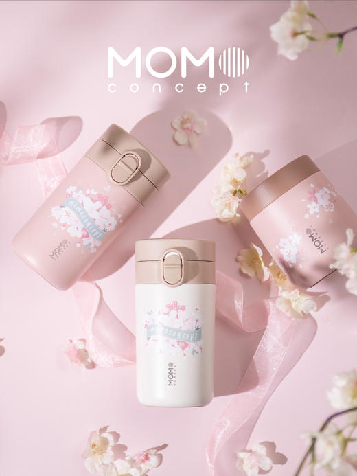 MOMOCONCEPT-樱花限定款 咖啡弹跳杯/Cube小立方 商品图5