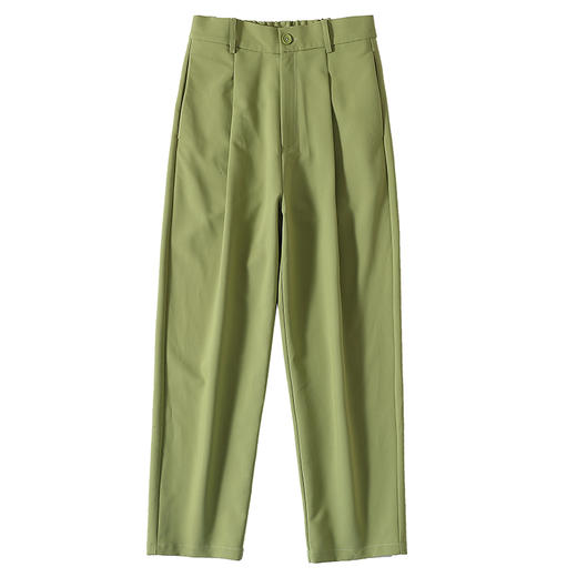 CryingCenter 显瘦宽褶直筒休闲西裤 商品图5