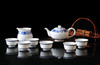 景德镇 国瓷红叶 8头茶具玲珑小花 商品缩略图2