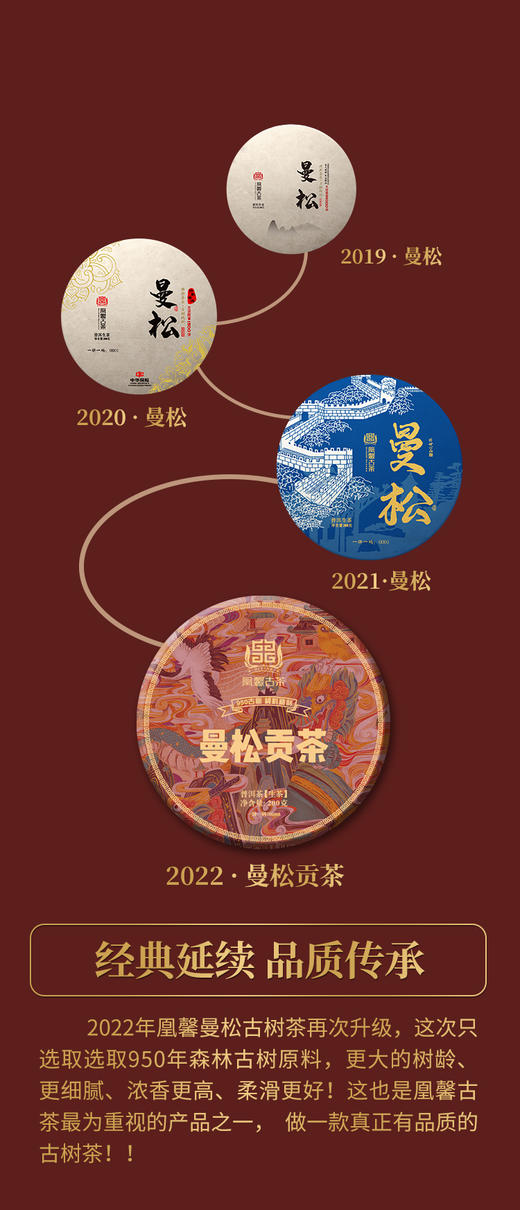 【2022年春茶预售】曼松贡茶古树纯料云南普洱茶饼生茶200g/饼 商品图8