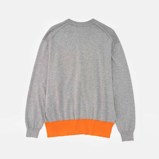 DIGAWEL  Colour scheme Rib Sweater 背面拼色海岛棉圆领针织衫 商品图2