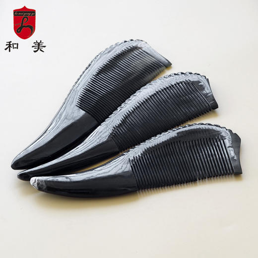 黑水牛 牛角梳 头皮按摩梳子 商品图3