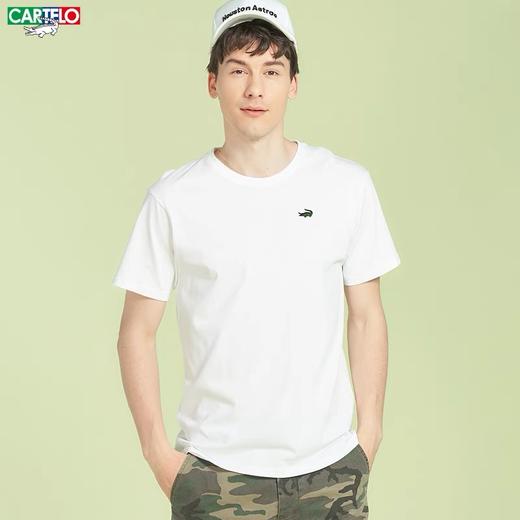 正pin卡帝乐鳄鱼情侣T恤2件 商品图3