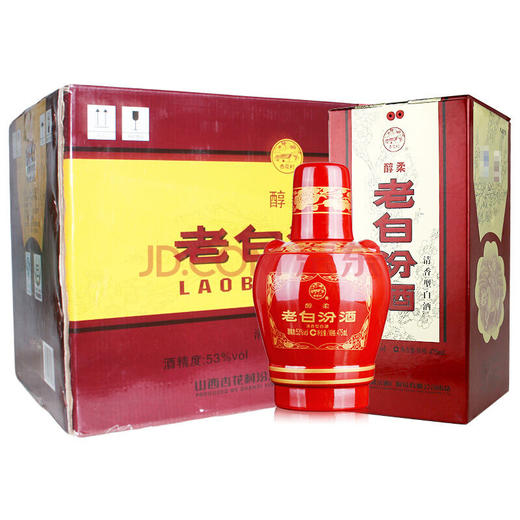 汾酒 醇柔老白汾酒475ml*6 商品图4