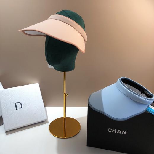 【出街百搭！无惧暴晒】夏季波浪边大檐UV防晒空顶帽时尚韩版明星款可爱遮阳发箍式太阳帽 商品图1