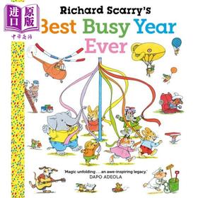 【中商原版】Richard Scarry’s Best Busy Year Ever 理查德·斯凯瑞 忙碌的一年 英文原版 进口图书 儿童绘本 故事图画书