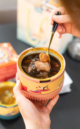 新品！【鲜炖花胶鸡汤】即食自热营养滋补汤阿胶黄精花胶鸡汤人参蛹虫草花胶汤2个口味药企级别生产车间