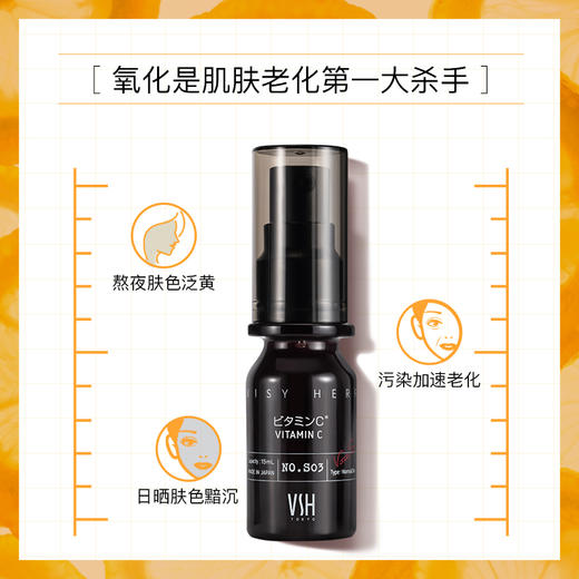 VSH 薇氏赫尔日本维C原液 提亮肤色净透肌底维C原液15ml*2 商品图2