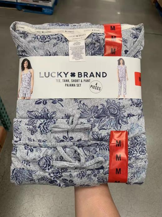 Lucky Brand 女士居家服睡衣四件套装套装包含短袖➕背心➕长裤➕短裤，P 商品图4